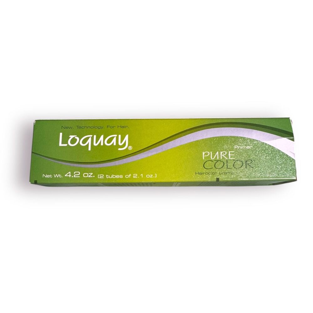 Loquay Primer Pure Color Hair Color Creme‎ 4.2oz *Choose your color*